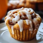 Pumpkin Cinnamon Roll Muffins