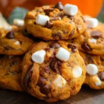 Pumpkin S'mores Cookies