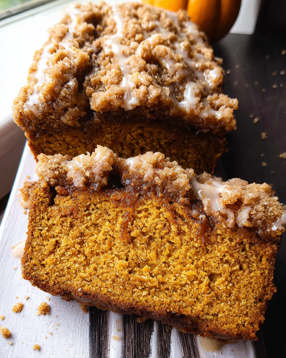 Pumpkin Streusel Bread