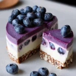 Raw Vegan Blueberry Cheesecake