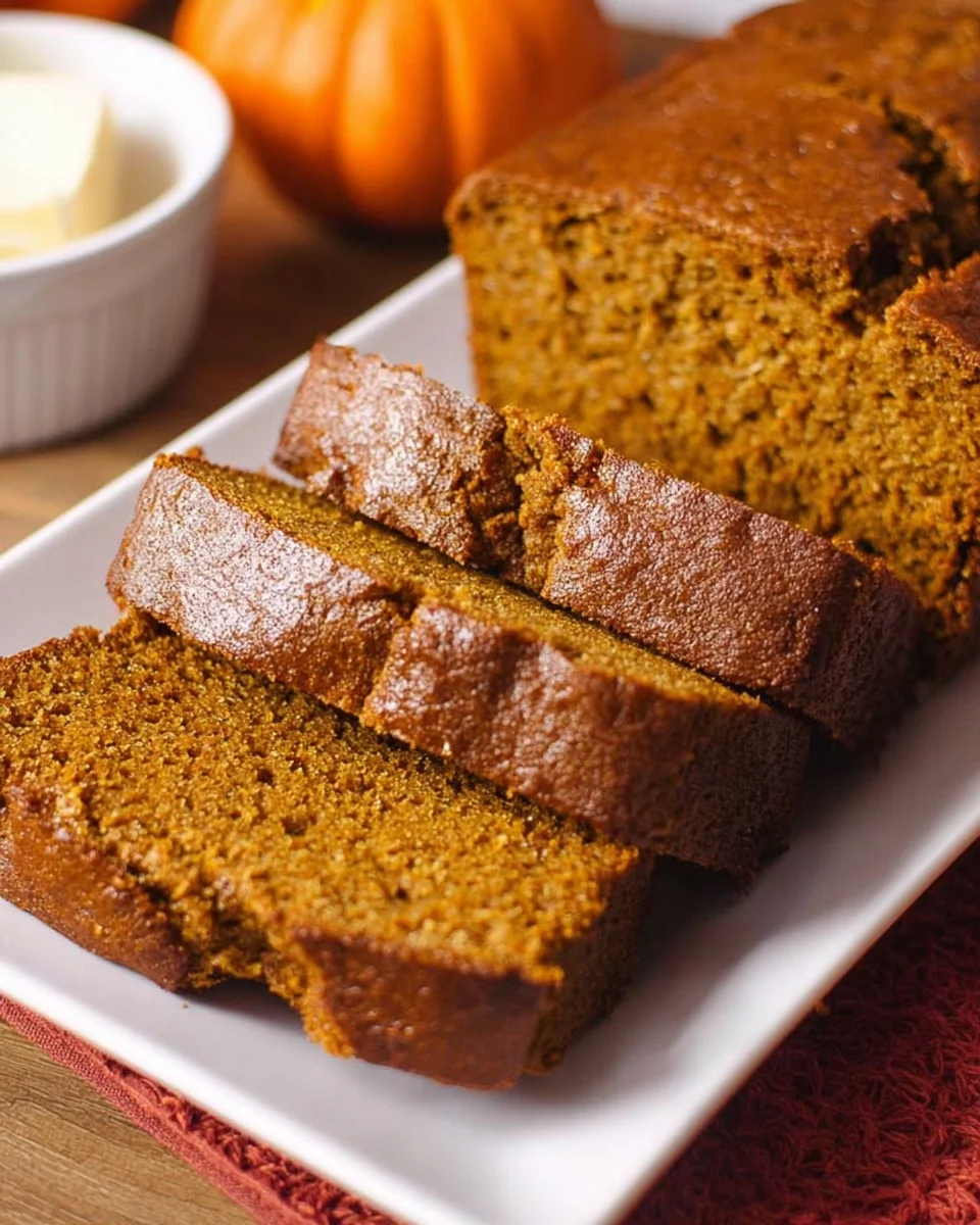 Rich and Buttery Pumpkin Bread