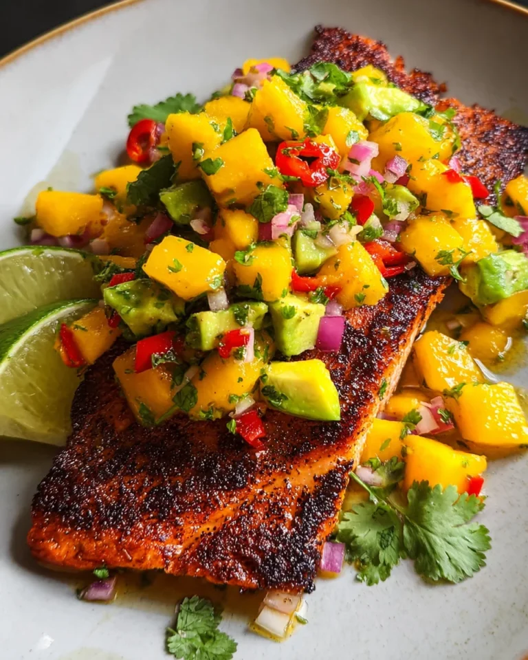 Salmon with Mango Salsa