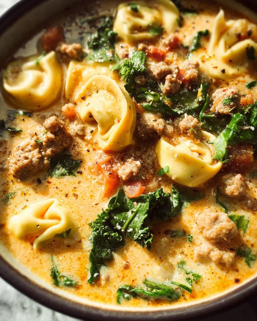 Sausage Tortellini Soup