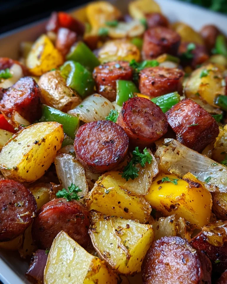 Smoked Sausage and Potato Bake