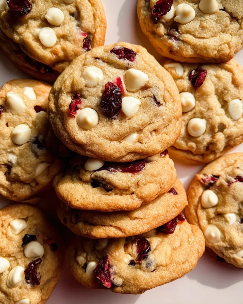 Soft-Baked White Chocolate Cranberry Cookies