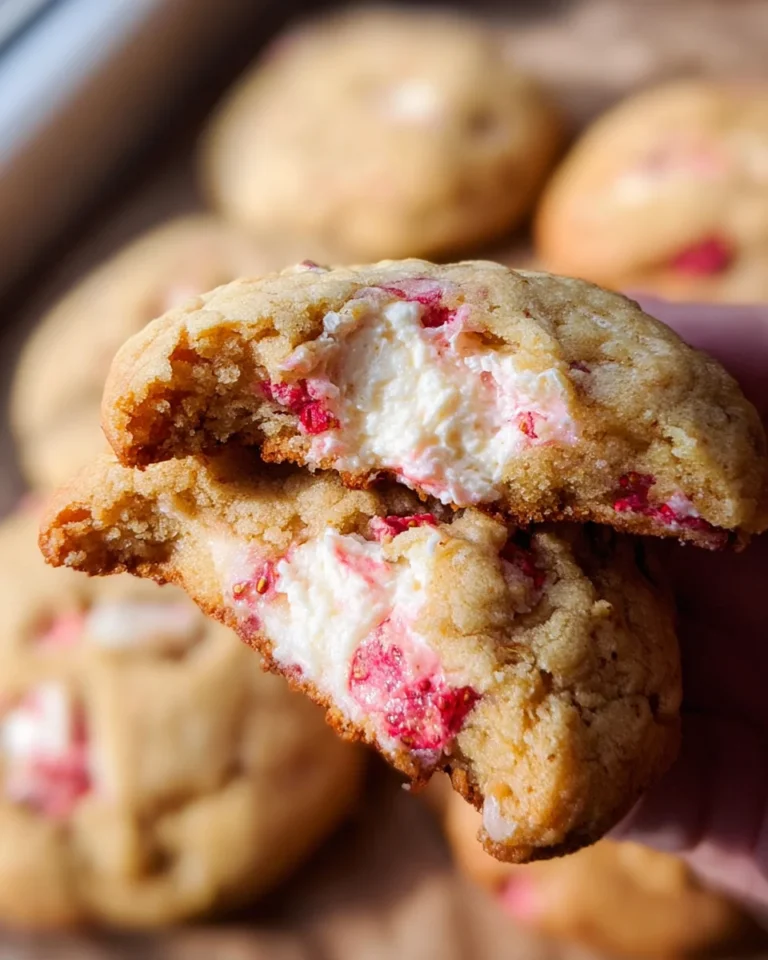 Strawberry Cheesecake Cookies