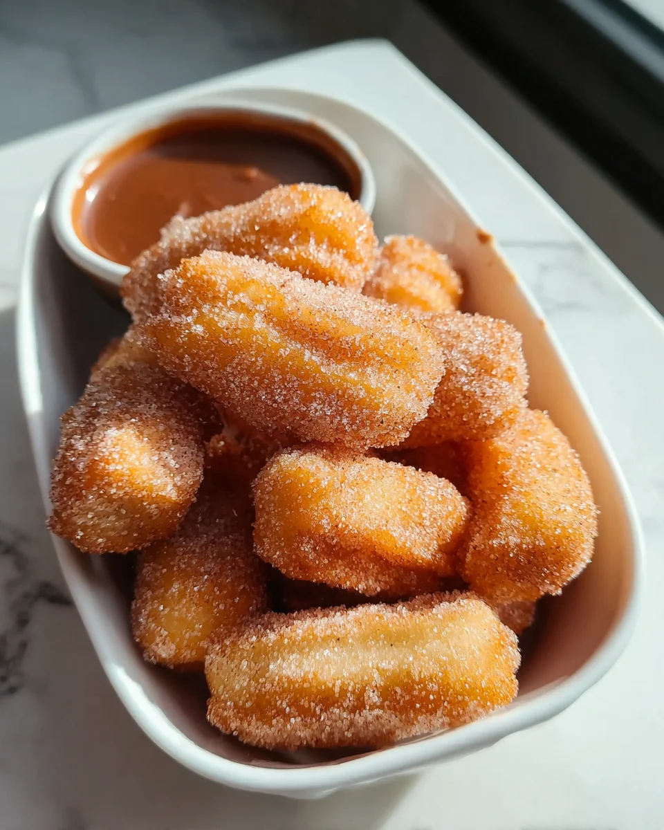 Sweet Air Fryer Churro Bites Recipe