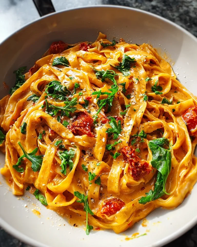 Vegan Creamy Sun Dried Tomato Pasta Recipe