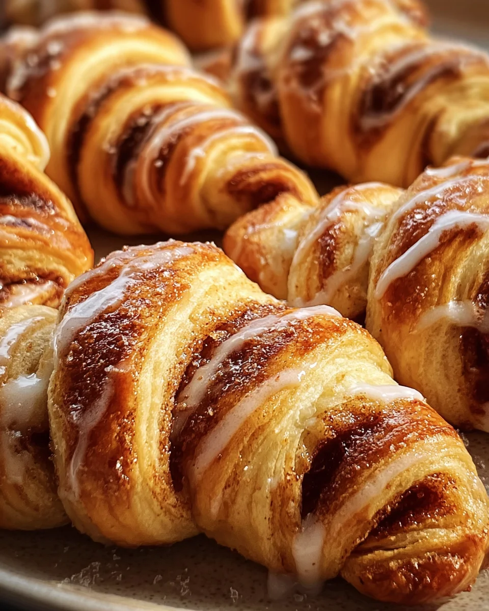 Warm Cinnamon Crescent Twists