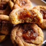 Apple Butter Snickerdoodle Cookies