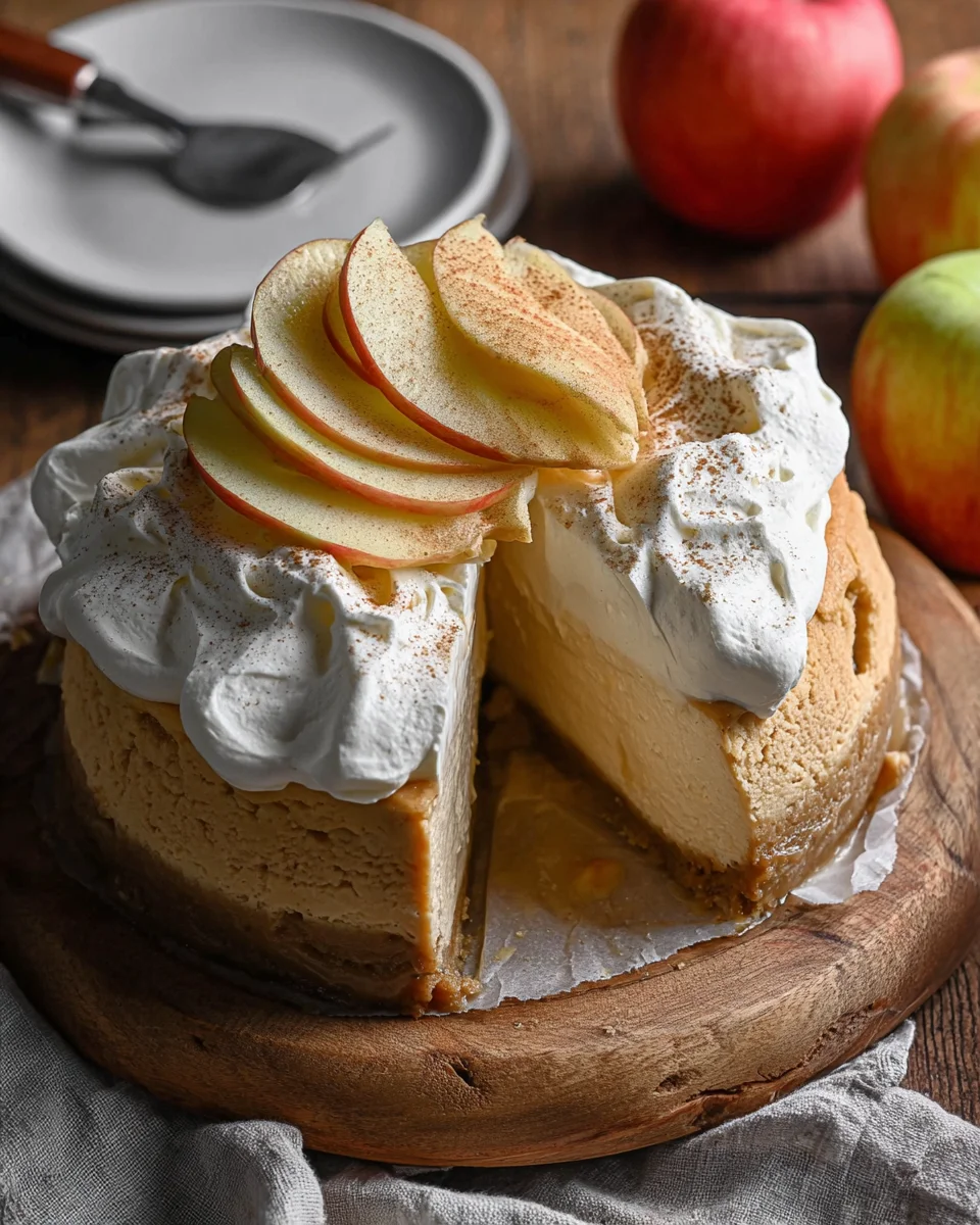Apple Cider Cheesecake