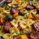 Autumn Sausage Pasta Squash