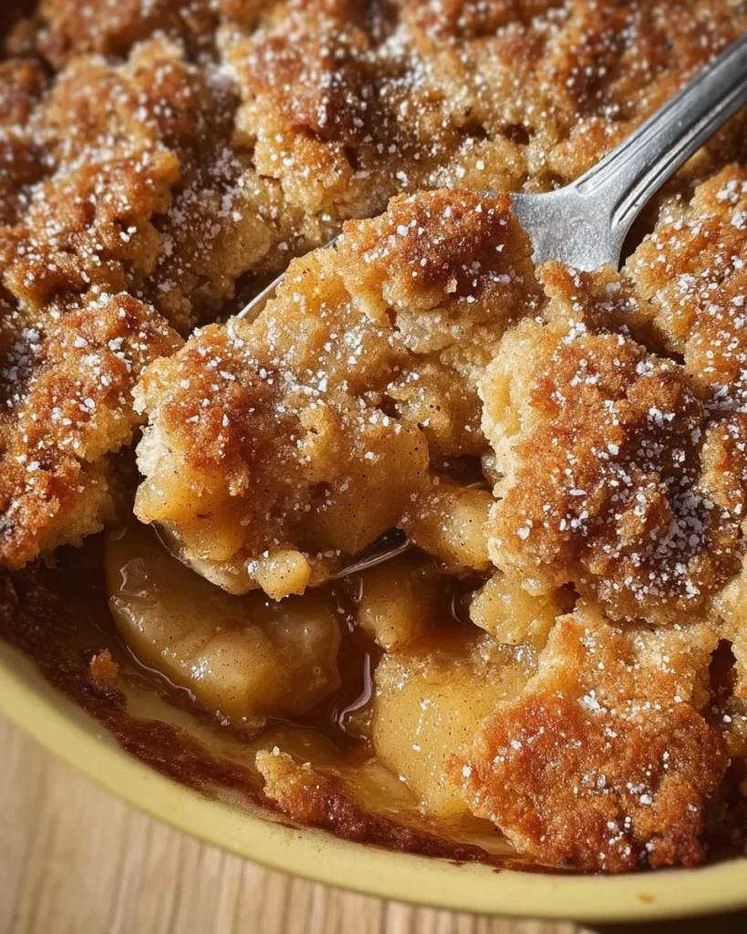 Autumn Spice Pear Cobbler
