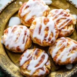 Baked Apple Fritters with Glaze