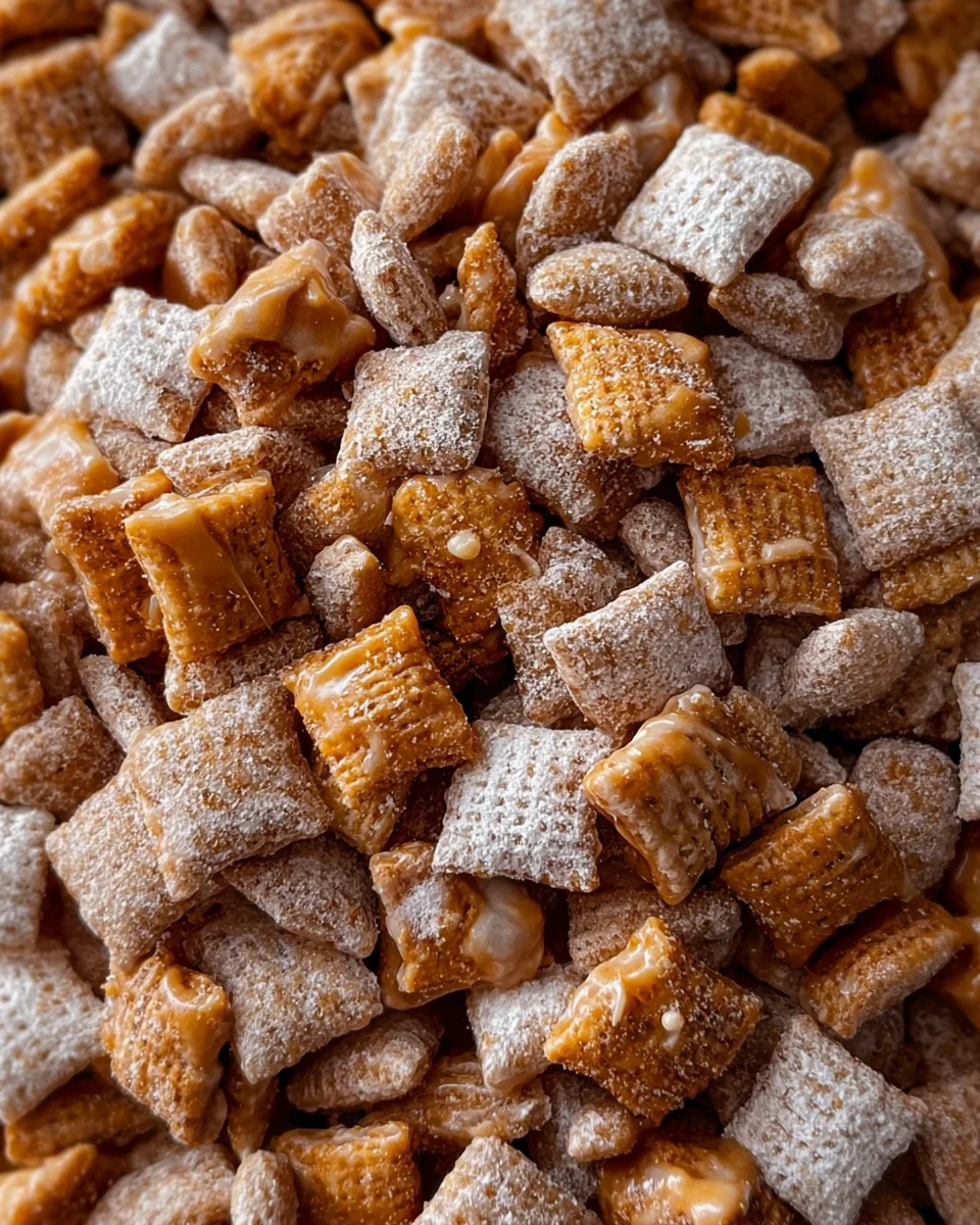 Caramel Apple Puppy Chow Recipe