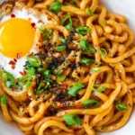 Chili Garlic Udon Noodles