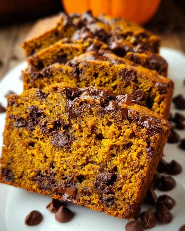 Chocolate Chip Pumpkin Bread