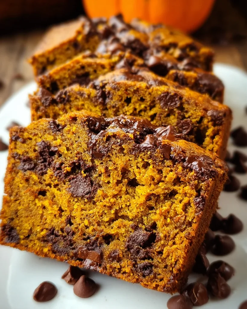 Chocolate Chip Pumpkin Bread