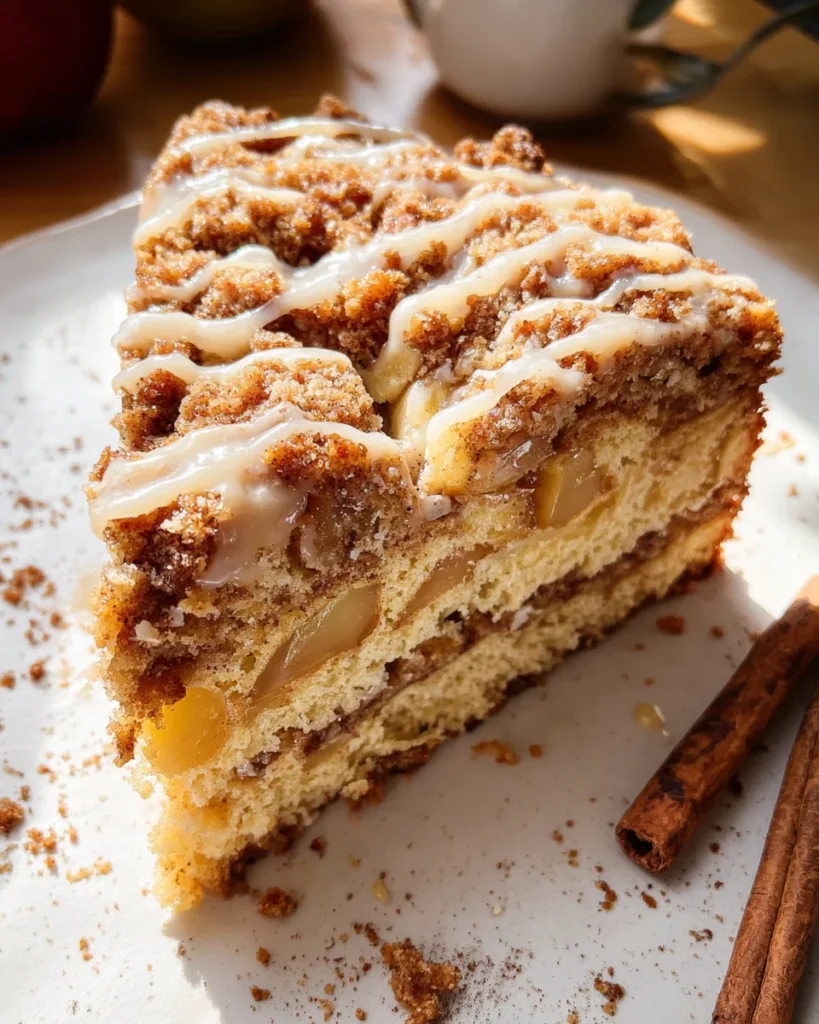 Cinnamon Apple Crumb Cake