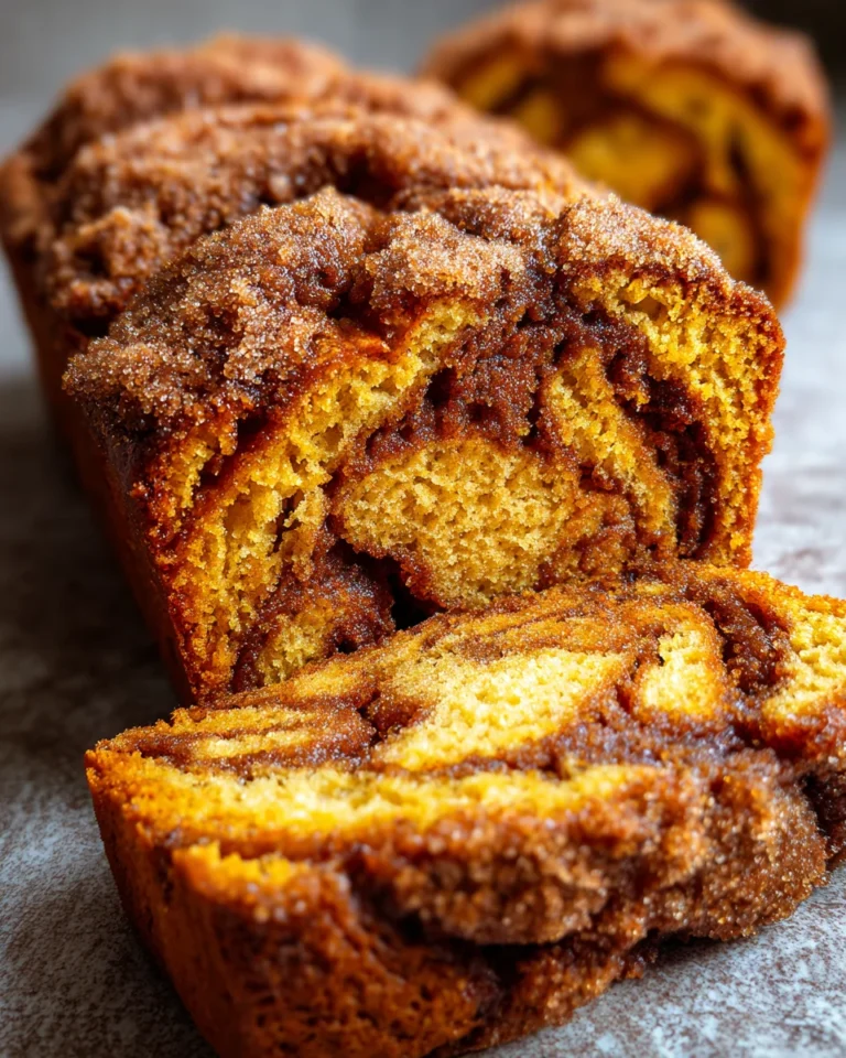 Cinnamon Swirl Pumpkin Bread Mini Loaves
