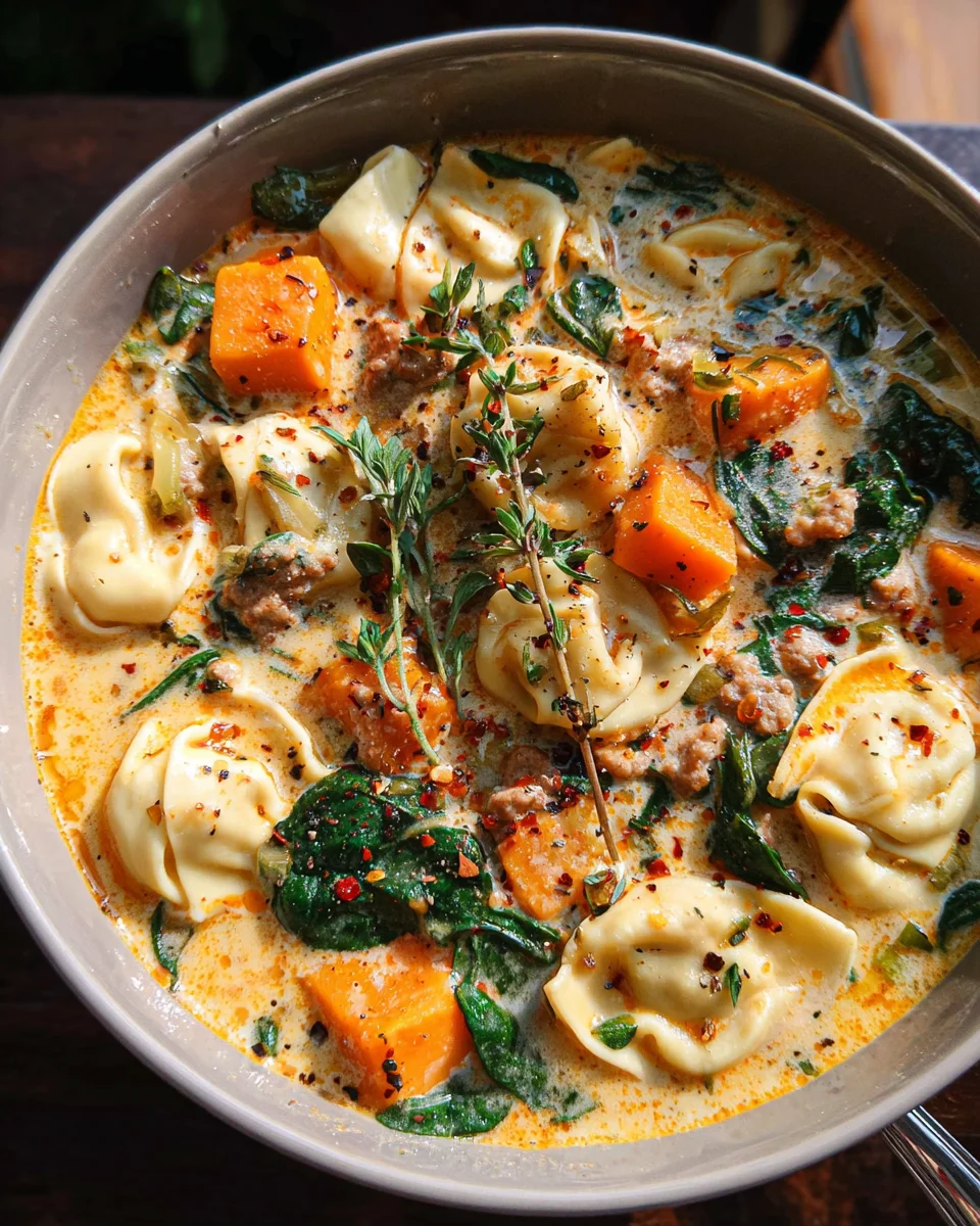 Creamy Sausage Tortellini Soup 25 Creamy