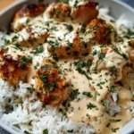 Creamy Smothered Chicken and Rice