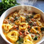 Creamy Tortellini Soup