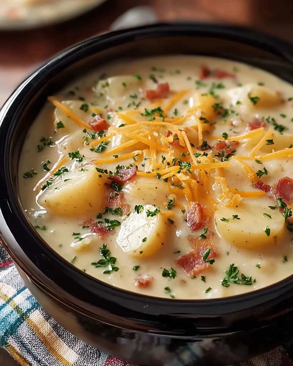 Crock Pot Crack Potato Soup