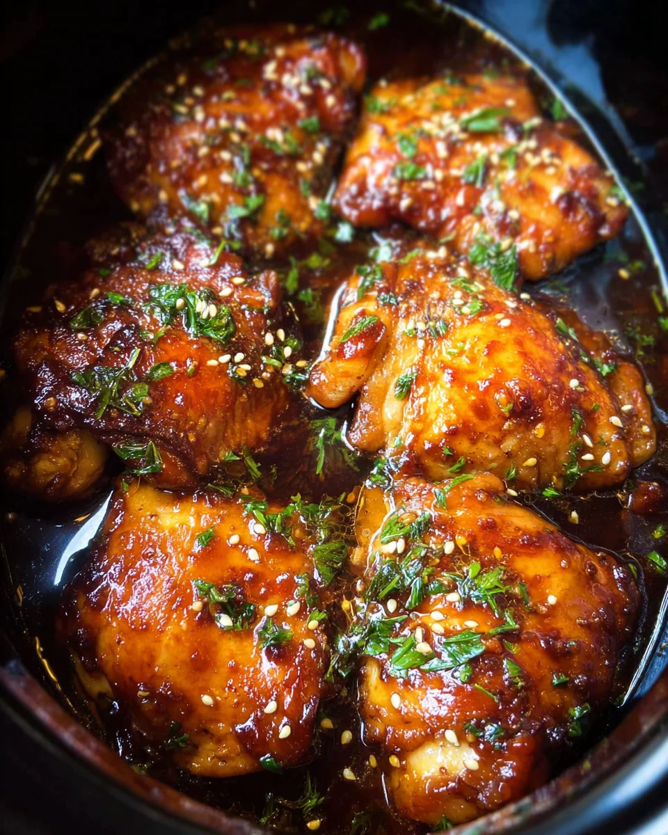 Crockpot Honey Garlic Chicken