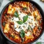 Crockpot Lasagna Soup