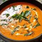 Crockpot Tomato Basil Soup