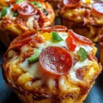 Deep Dish Pizza Cupcakes