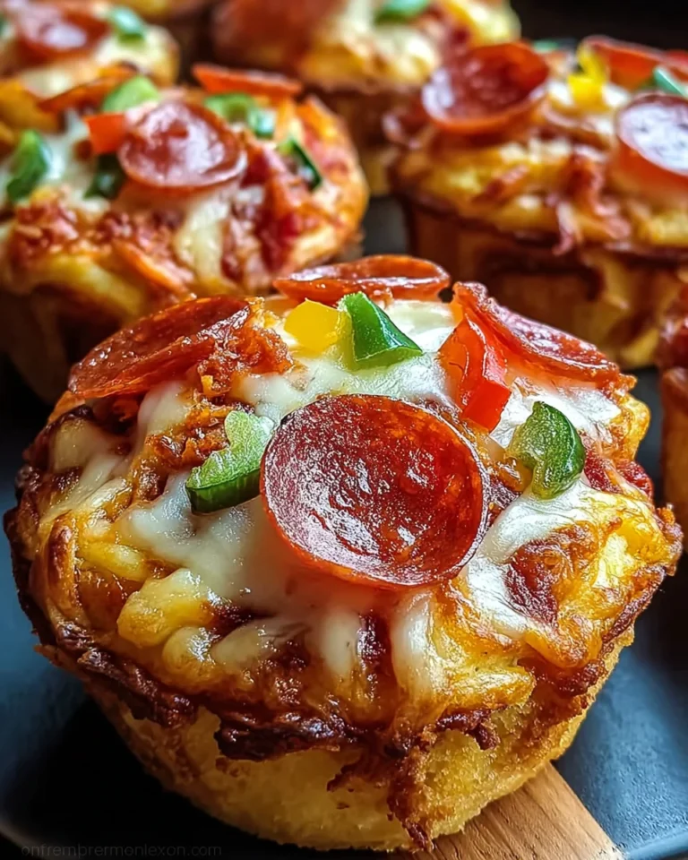 Deep Dish Pizza Cupcakes