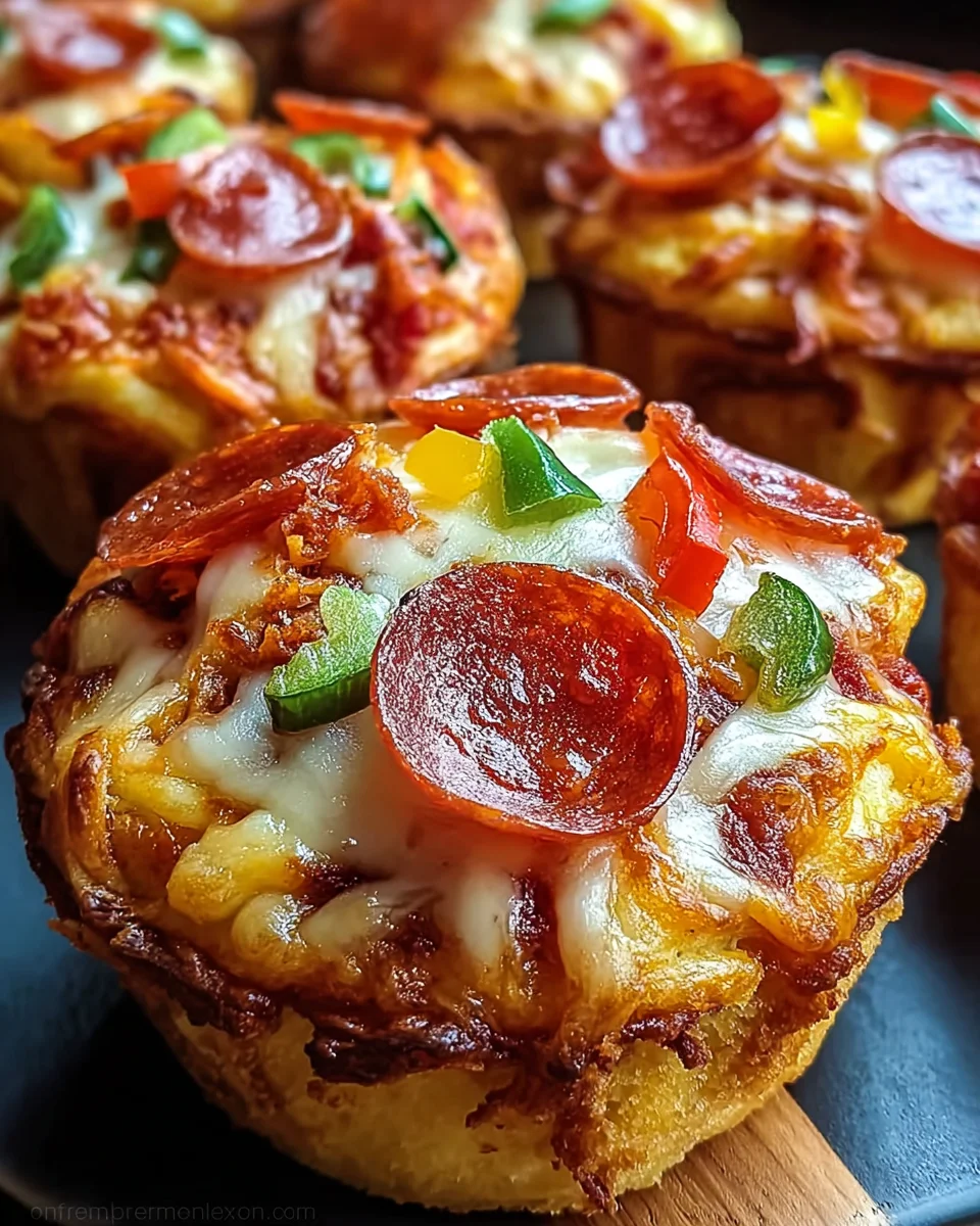 Deep Dish Pizza Cupcakes
