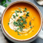 Easy Butternut Squash and Sweet Potato Soup