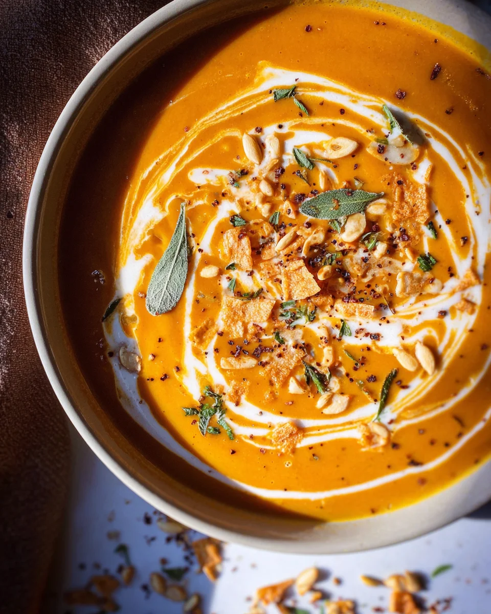 Easy Pumpkin and Sweet Potato Soup 25 Easy