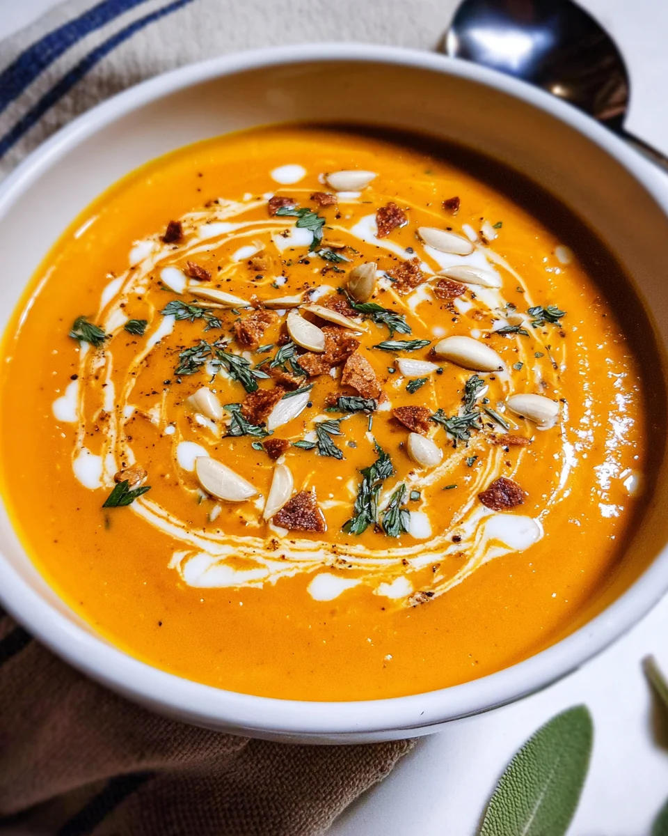 Easy Pumpkin and Sweet Potato Soup 26 Easy