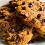 Healthy Pumpkin Chocolate Chip Cookies