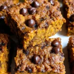 Healthy Pumpkin Oatmeal Bars