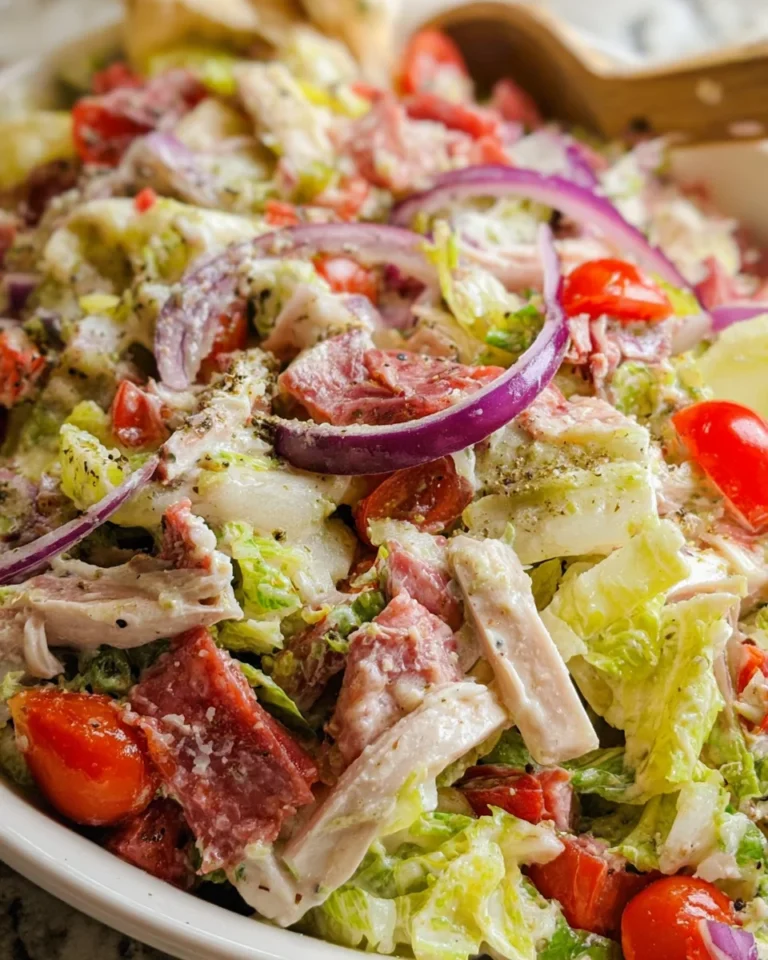 Italian Grinder Salad (Chopped Sub Salad)