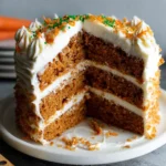 MOIST Vegan Carrot Cake Recipe with Cream Cheese Frosting