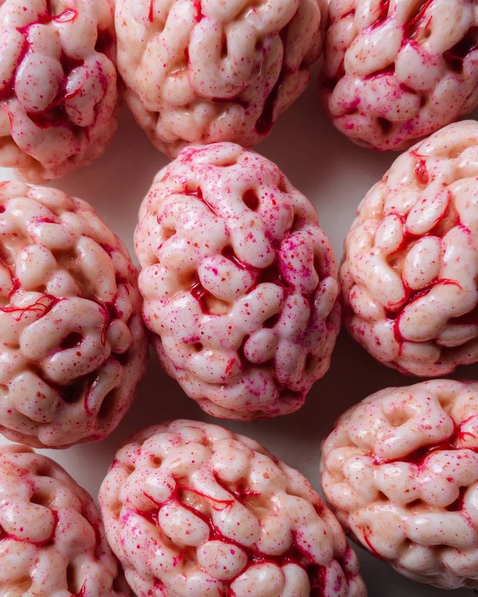 Marshmallow Rice Bubbles Halloween Brains