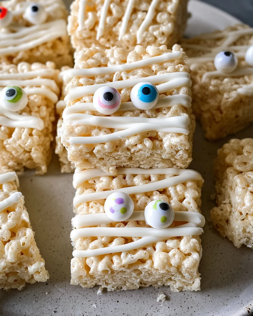 Mummy Rice Krispie Treats 15 Mummy