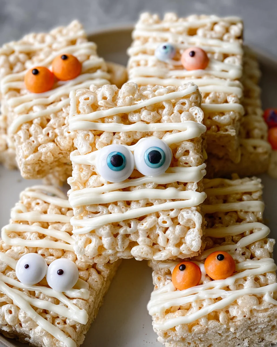 Mummy Rice Krispie Treats 16 Mummy