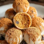 No Bake Pumpkin Balls