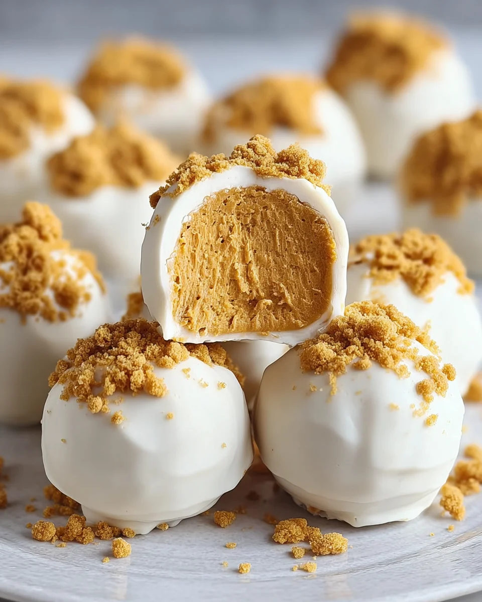 No Bake Pumpkin Cheesecake Balls