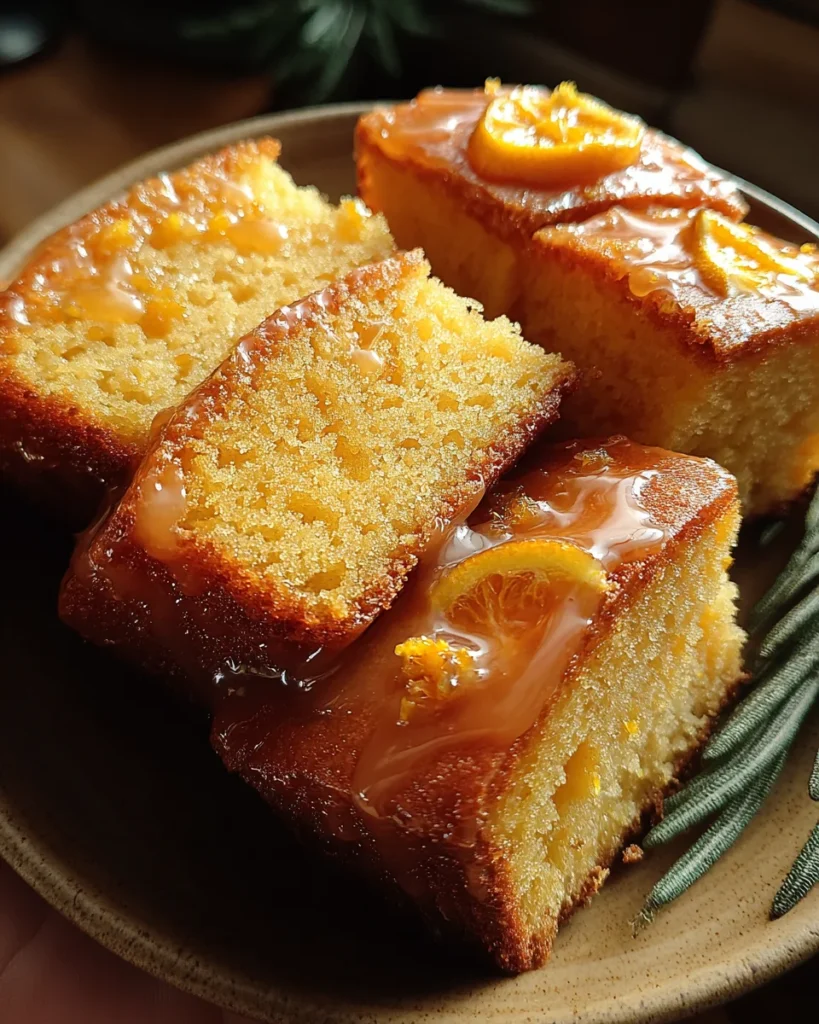 Orange Ginger Honey Cakes