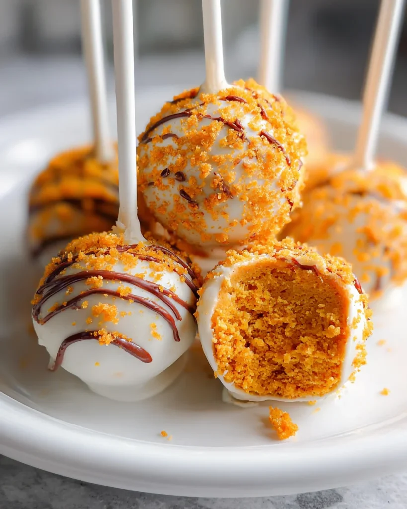 Pumpkin Cake Pops