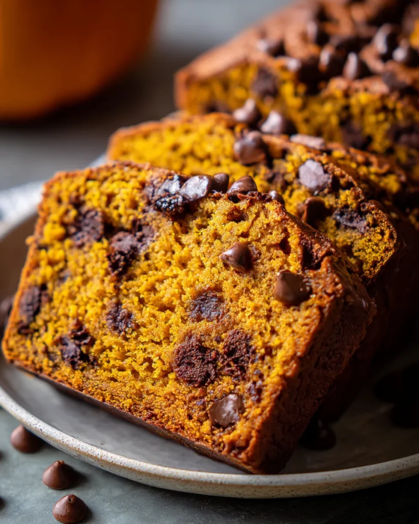 Pumpkin Chocolate Chip Bread