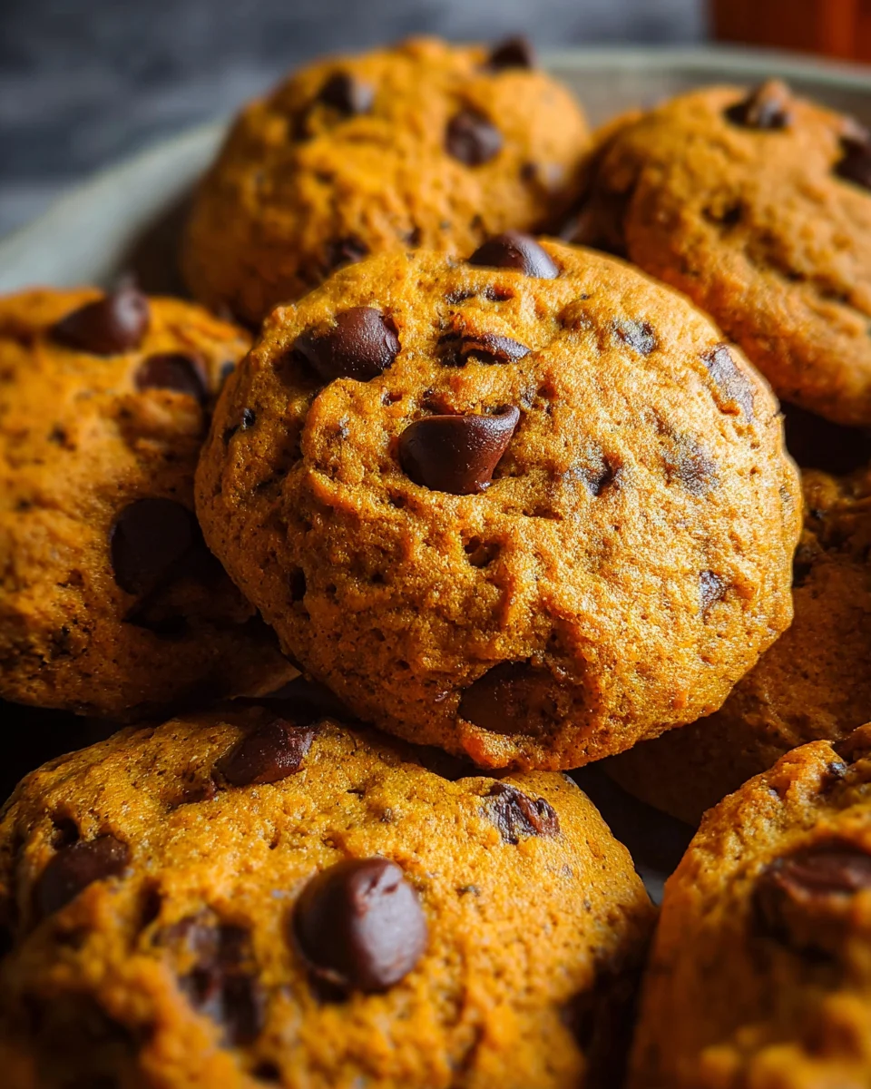 Pumpkin Chocolate Chip Cookies